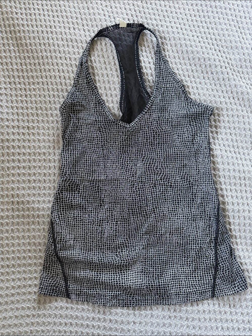 lululemon athletica Black & White Racerback Tank